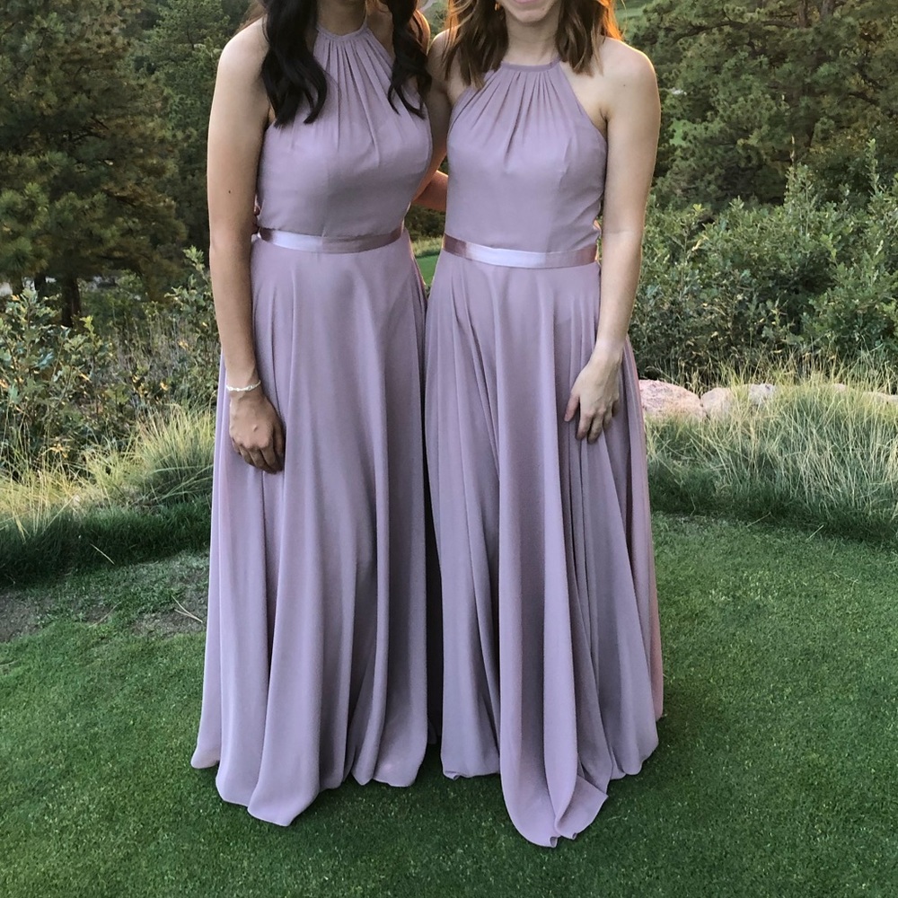 Dancing Queen Mocha Bridesmaid Dress